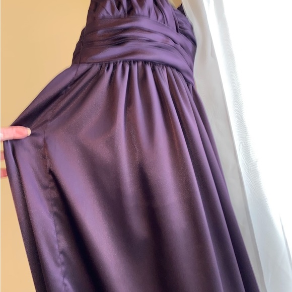 Prom gown. Beautiful deep purple - Picture 5 of 5